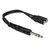 Hosa YMP-234 1/4 TRS to Dual 3.5mm TRSF Y Cable